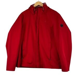 Nautica‎ Jacket Wind Water Resistant Active Stretch Red XL